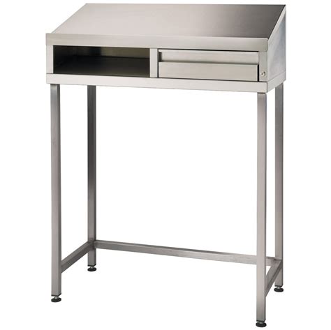 stainless steel standing desk